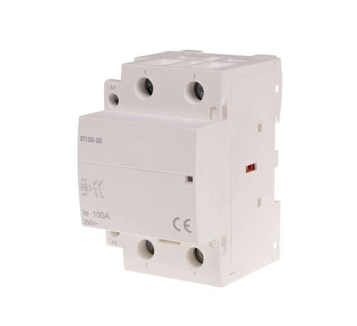 Контактор модульный ST100-20 2НО 6.4Вт 3мод. монтаж на DIN-рейку F&F EA13.001.016 Евроавтоматика