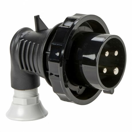 Вилка кабельная угловая 16А 3PE 480-500В винт. IP67 SchE 81782 APC