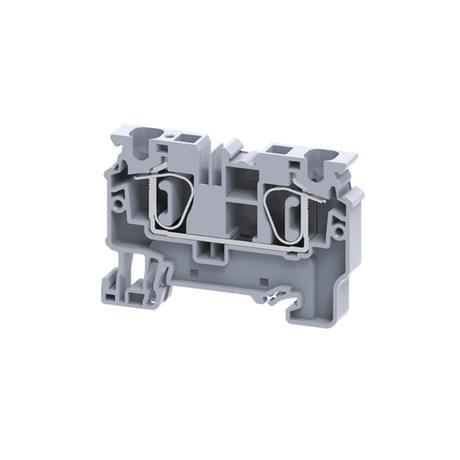 Клемма проходная 6 кв.мм пружинная OptiClip CX-6-I-41A-(0,2-6)-серый - 289715 КЭАЗ