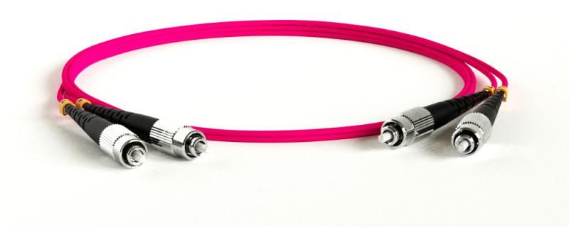 FC-D2-504-FC/PR-FC/PR-H-0.5M-LSZH-MG Патч-корд волоконно-оптический (шнур) MM 50/125(OM4), FC-FC, 2.0 мм, duplex, LSZH, 0.5 м | 359748 Hyperline