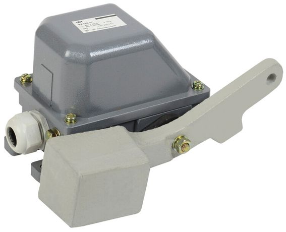 Выключатель концевой КУ-703 У1, рычаг с грузом, 10А, IP44, 2 эл. цепи, без противовеса IEK - KV-1-703-1