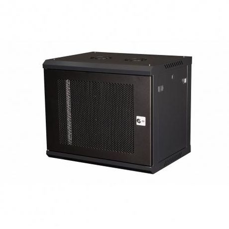 Шкаф настенный 19дюйм 9U 600х450 дверь перфорир. сер. Datarex DR-620110