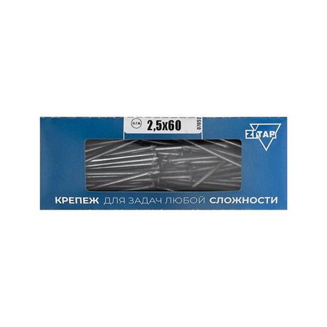 Гвоздь строительный 2.5х60 (уп.400г) Tech-Krep/Zitar 102004