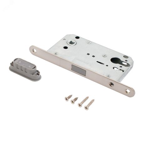 Замок врезной магнитный АЛЛЮР АРТ 5300-MC SN мат.никель без ц/м - 14903 ПТК