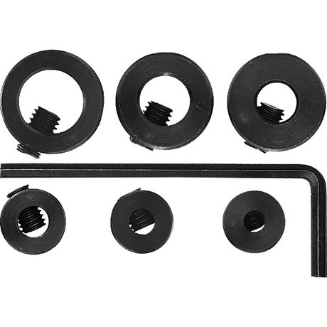 Стопперы для сверел набор 6 шт (3, 4, 5, 6, 8, 10 мм) - 36433 РОС