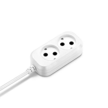 Удлинитель 2х3м BU-PSL2.3/W бел. (пакет ПЭ) BURO 475304