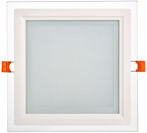 Светильник светодиодный встраиваемый ДВО 1625 со стекл. квадр. 18Вт 4000К IP20 серия LIGHTING | LDVO0-1625-18-4000-K01 IEK