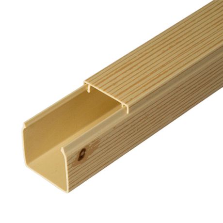 Кабель-канал сосна 2-й замок в п/э 25х25 (32 м/уп) | PR03.0183 Промрукав Строитель