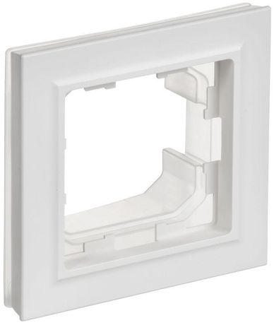 Рамка 1-м BRITE РУ-1-БрАБ-44 IP44 арктич. бел. IEK BR-M12-44-K91