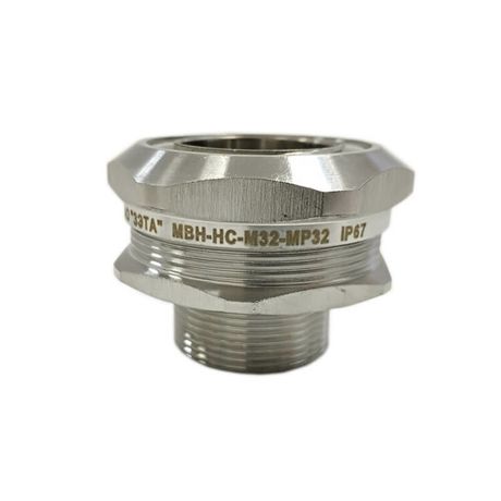 Муфта вводная с наружной резьбой МВН-НС-М32-МР32 IP67 | zeta45055 ГОФРОМАТИК ЗЭТА
