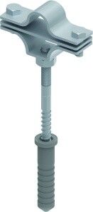 Держатель молниеприемного стержня Д-16 мм с дюбелем L-200, нерж. AISI 304, 195004 | МД-004-Н304 Ostec