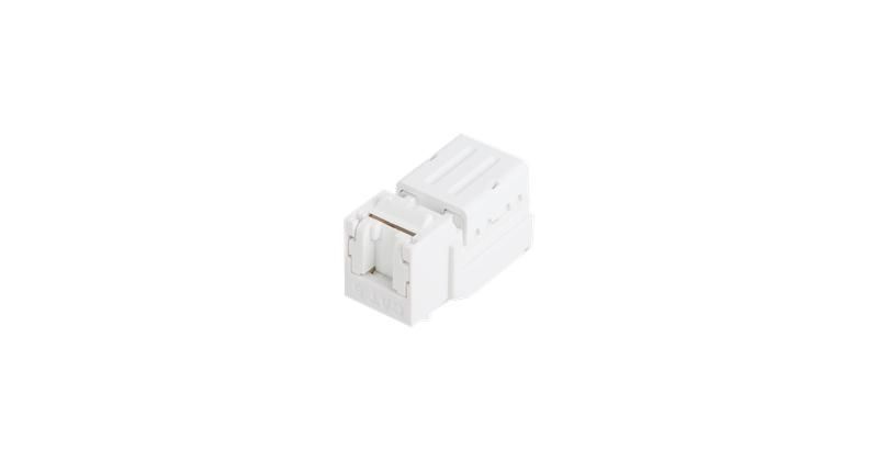 Модуль Keystone, Кат.6, RJ45/8P8C, для FT-TOOL, неэкраннированный, со шторкой, белый - ЭКО25814 NIKOMAX NMC-KJUE2-ST-WT