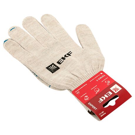 Перчатки рабочие ТОЧКА II с ПВХ-покрытием (10 класс 10 разм) Expert | pe13ct-10-pro EKF