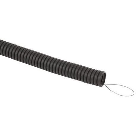 Труба гофрированная FRHF ЭРА GOFR-25-75-FRHF черная безгалогенная трудногорючая d25 с зондом 75м | Б0068908