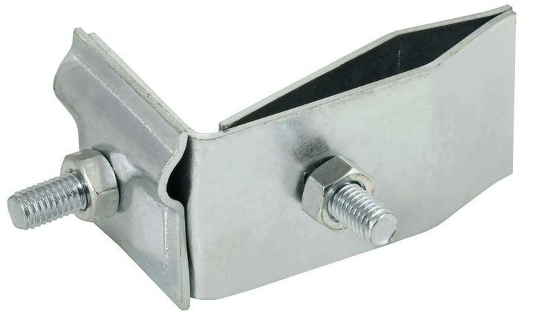 Держатель проводника круглого 6-10мм для фальца угловой h=70мм нержавеющая сталь IEK - ZDP80-20-2-16-70