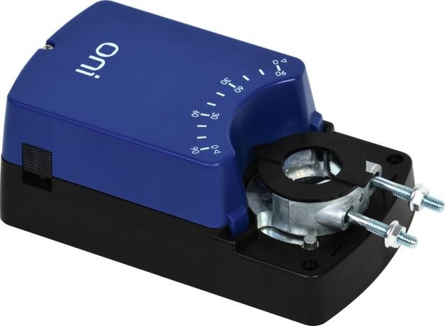 Привод заслонки 8Нм 24В AC/DC регулируемый 0-10В/4-20А без возвратной пружины с дополнительным переключателем ONI - ODA-08-M-024-N-A IEK