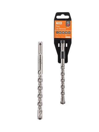 Бур по бетону, 12×160×100 мм, SDS-Plus, 4 резца, пластиковый держатель, 1 шт, "Рубин" | SQ1094-0209 TDM