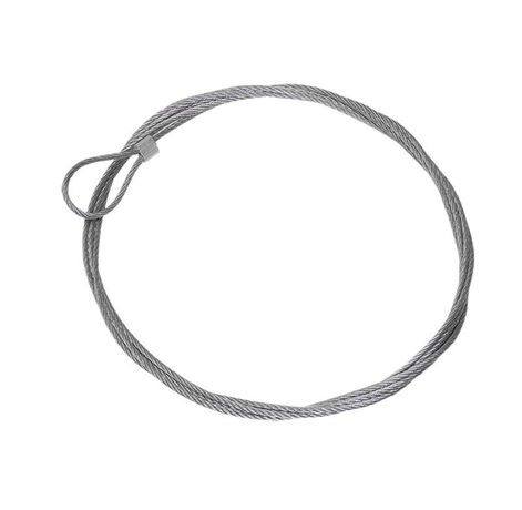 Трос стальной L1000 с петлей IEK CLP1M-SRL-2-01