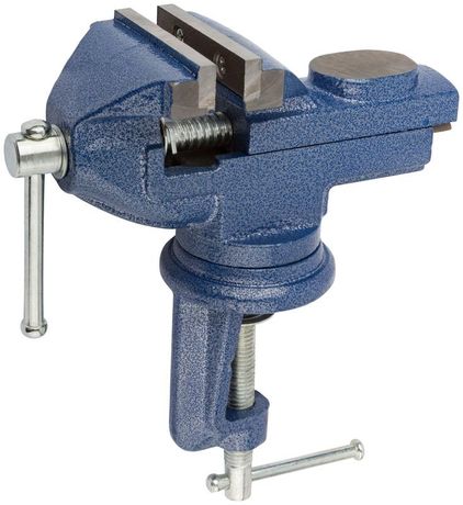 Тиски настольные поворотные усилен. 65мм ( 1.7кг ) FIT 59506 РОС