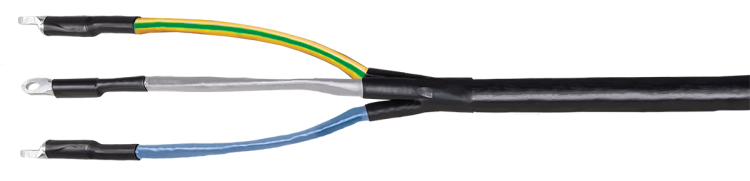 Комплект муфты концевой ПКВтп внутренней установки 3х16/25 с болтовыми наконечниками ПВХ/СПЭ изоляция 1кВ IEK UZM-XLK1-VN3-1625S