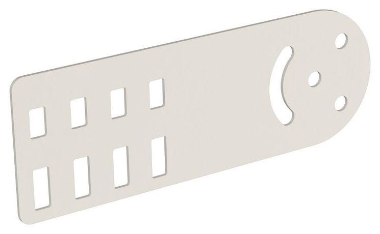 Пластина шарнирная h=80мм RAL 9016 | CLM51D-PSH-080-9016 IEK