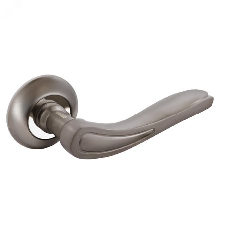 Ручка на квадратной накладке (комплект), АЛЛЮР АРТЛАЙЗА MBN (1840) графит - 12288 ПТК