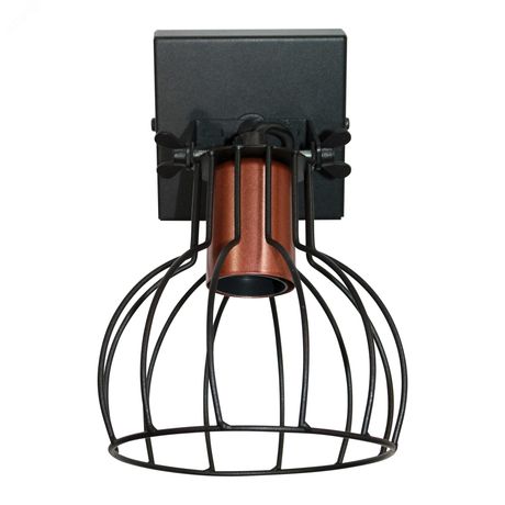 Светильник "Эстель" 511 НББ 01-60-160 Е27 ИУ черн. муар медь Элетех 1005404799