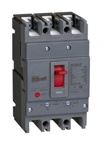 Выключатель автоматический 3п 160А 35кА ВА-332А DEKraft 28109DEK APC