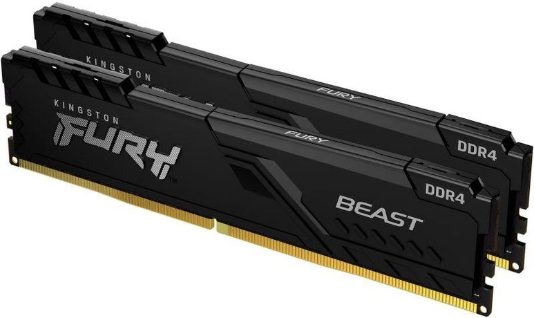 Память оперативная KF432C16BBK2/8 8GB 3200MHz DDR4 CL16 DIMM (Kit of 2) FURY Beast Black KINGSTON 1000632751