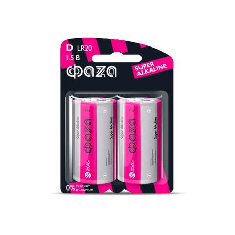 Элементы питания щелочные LR20 Super Alkaline BL-2 | 2858535 ФАZА ФАЗА 2858535;4897062858535 .4897062858535