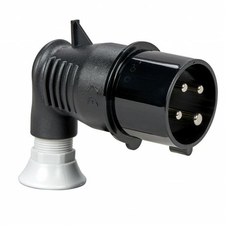 Вилка фазоинвертор. угловая 90 480-500В винт. IP44 SchE 81732 APC