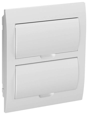 Корпус пластиковый ЩРВ-П-24 бел. дверь IP41 | MKP13-V-24-41-K01-G GENERICA IEK