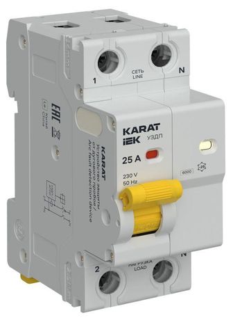 Устройство защиты от дугового пробоя (УЗДП) 1P+N 25А KARAT IEK KA-DP10-1-025