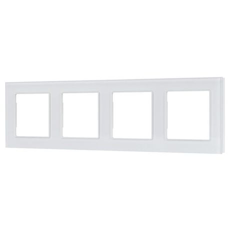 Рамка стеклянная FRM-GLARE-GS-4-WH Arlight 043802