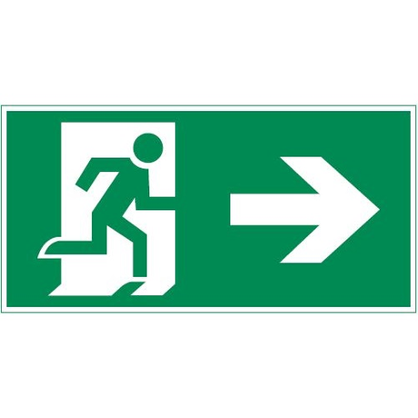 Пиктограмма ФИГУРА/СТРЕЛКА ВПРАВО 240х120мм для аварийно-эвакуационного светильника IP65 - V5-EM03-60.003.114 VARTA