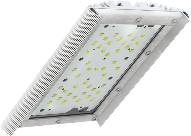 Светильник светодиодный Unit Glass 30/4500 Д прозр. 4500лм 30Вт 5000К IP67 0.95PF 80Ra Кп<1 лира Diora DUG30D-PZ-5K-L