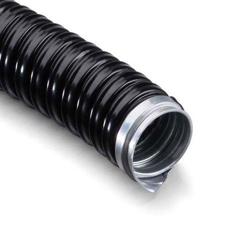 Металлорукав в ПВХ изоляции МРПИнг-32 (Р3-Ц-ПВХнг), бухта 25 м/уп, черный | 28-0032-25 REXANT MEET