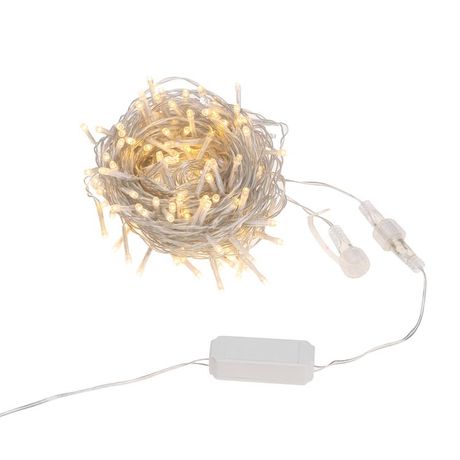 Гирлянда светодиодная "Светодиодный Дождь" 2х1.5м 150LED тепл. бел. 5.1Вт 230В IP44 эффект мерцания прозр. провод Neon-Night 235-516