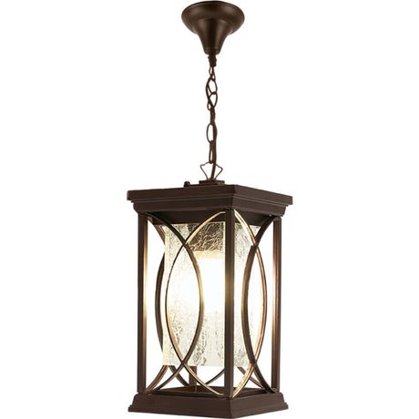 Светильник садово-парковый, 60W 230V E27 коричневый, PL652 (на цепочке500мм) | 11650 FERON