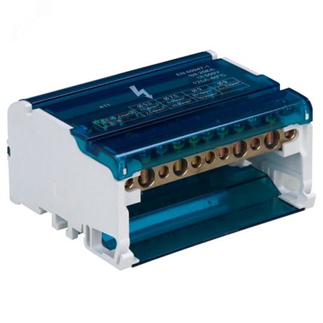 Шины на DIN-рейку в корпусе (кросс-модуль) 4х11 3L+PEN LD505-411 | 39684 STEKKER FERON