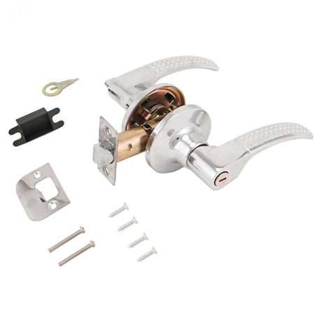 Защёлка СТАНДАРТ 8510 BK CP хром фикс - 10145 ПТК