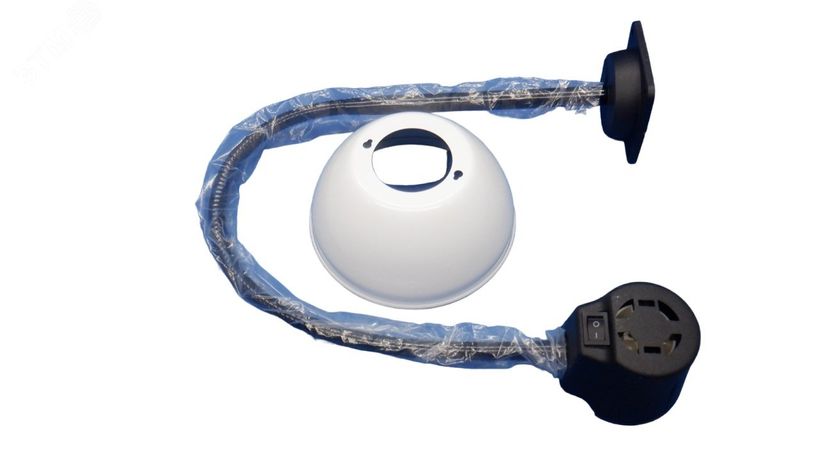 Светильник НКП 03-60-026-04 "Алькор" E27 станочный на флексе 650мм Трансвит 00040739 Ultra LIGHT