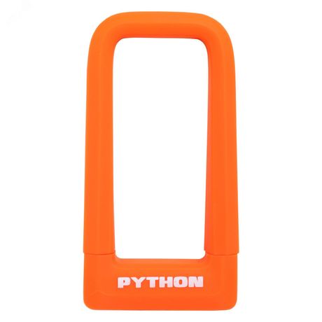 Замок навесной АВАНГАРД PYTHON 626 ORANGE силикон с креплением на раму всепогодный - 14857 ПТК
