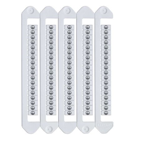 Маркировка для клемм, ширина 5 мм, символ зазе ление в круге, вертикальная ориентация - NUTB-5-PEARTHV ДКС