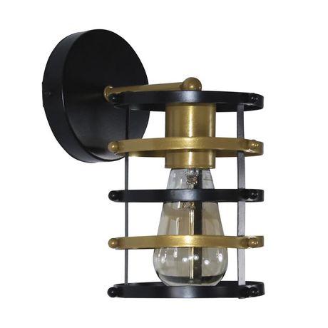 Светильник "Абелла" 511 НББ 01-60-169 Е27 (ИМ) настенный черн. зол. Элетех 1005405104