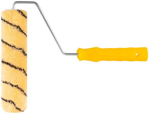 Валик полиакриловый с черной полоской диам. 40/61мм ворс 10.4мм 230мм беж. FIT 01854 РОС