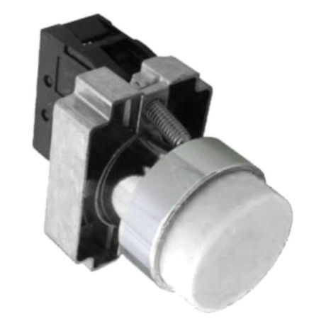 Кнопка управления NP2-BL15 без подсветки, белая, 1НО+1НЗ, IP40 (R) | 576042 CHINT