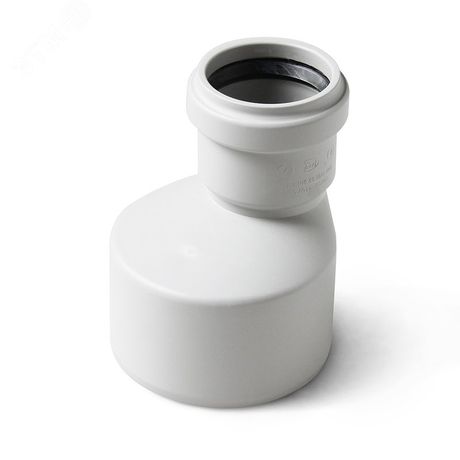 Переход эксц для бесшумной канализации 58x50 (50х50) мм - STPL50058050 PRO AQUA