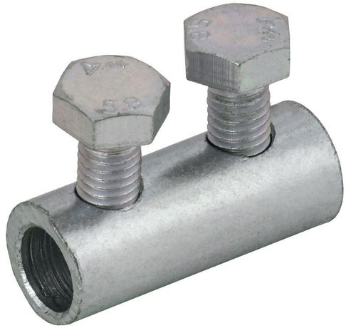 Зажим соединительный прямой пруток-пруток 6-8мм оцинкованная сталь IEK - ZCC86-11-1-68