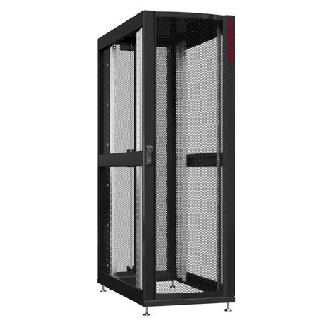 Шкаф серверный 42U 600х1070 передняя дверь: одностворчатая перфорированная IP20. задняя двустворчатая боковые панели: без. цвет: черный RAL9005 - NS 6142.9340 SYSMATRIX